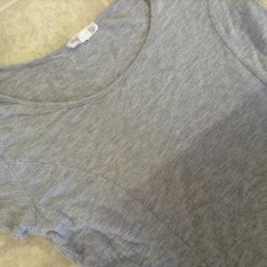Gray fancy tee